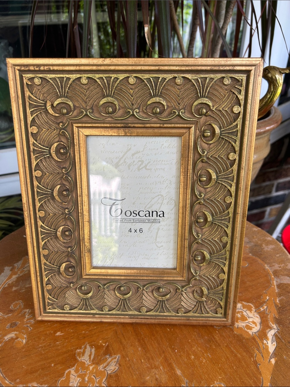 Ornate Gold 4x6 Picture Frame